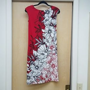 Cato Red Black White dress